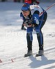 Ulla Kiili of Finland skiing during first leg of Junior Women FIS Nordic Junior Ski World Championships 4x3.3km relay race which was held in Medvode,  Slovenia. Race was won by Norway, Sweden placed second, while Russia finished third.
