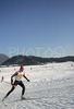 Winner Tom Beetz of Germany skiing during Junior Nordic Combined sprint race of FIS Nordic Junior Ski World Championships which was held in Medvode, Slovenia on 5.February 2006.
