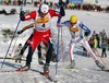 Fourth placed Torkil Rasmussen Aam of Norway skiing during Junior Nordic Combined sprint race of FIS Nordic Junior Ski World Championships which was held in Medvode, Slovenia on 5.February 2006.
