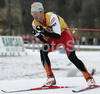 Christoph Bieler of Austria skiing during second race of FIS Nordic Combined World Cup in Ramsau. FIS Nordic Combined World Cup was held in Ramsau am Dachstein, Austria, on 17th of December 2006.
