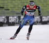 Aino Kaisa Saarinen of Finland skiing in qualifications of first race of FIS Viessmann Tour de Ski. Women sprint race in Munich, Germany was, after cancelation of races in Nove Mesto, Czech, first race of FIS Viessmann Tour de Ski and was held in Olympic stadium in Munich, Germany on 31st of December 2006.
