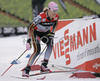 Evi Sachenbacher Stehle of Germany skiing in qualifications of first race of FIS Viessmann Tour de Ski. Women sprint race in Munich, Germany was, after cancelation of races in Nove Mesto, Czech, first race of FIS Viessmann Tour de Ski and was held in Olympic stadium in Munich, Germany on 31st of December 2006.
