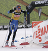 Virpi Kuitunen of Finland skiing in qualifications of first race of FIS Viessmann Tour de Ski. Women sprint race in Munich, Germany was, after cancelation of races in Nove Mesto, Czech, first race of FIS Viessmann Tour de Ski and was held in Olympic stadium in Munich, Germany on 31st of December 2006.
