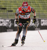 Rene Sommerfeldt of Germany skiing in qualifications of first race of FIS Viessmann Tour de Ski. Men sprint race in Munich, Germany was, after cancelation of races in Nove Mesto, Czech, first race of FIS Viessmann Tour de Ski and was held in Olympic stadium in Munich, Germany on 31st of December 2006.
