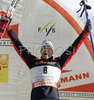 Roddy Darragon of France celebrates his third place in first race of FIS Viessmann Tour de Ski. Men sprint race in Munich, Germany was, after cancelation of races in Nove Mesto, Czech, first race of FIS Viessmann Tour de Ski and was held in Olympic stadium in Munich, Germany on 31st of December 2006.
