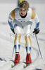 Patrik Johansson of Sweden skiing in qualifications for Men Sprint race of Junior Nordic skiing World Championships in Tarvisio, Italy. Qualifications for Men Sprint race of Junior Nordic skiing World Championships in Tarvisio, Italy were held on 12th of March 2007 in Fusine, Italy. Due warm weather and lack of snow, cross country skiing races of Junior Nordic skiing World Championships 2007 were moved from Tarvisio, Italy to Fusine, Italy.
