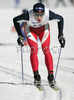 Hallvard Moian Nydal of Norway skiing in qualifications for Men Sprint race of Junior Nordic skiing World Championships in Tarvisio, Italy. Qualifications for Men Sprint race of Junior Nordic skiing World Championships in Tarvisio, Italy were held on 12th of March 2007 in Fusine, Italy. Due warm weather and lack of snow, cross country skiing races of Junior Nordic skiing World Championships 2007 were moved from Tarvisio, Italy to Fusine, Italy.

