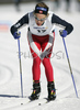 Eirik Saeves of Norway skiing in qualifications for Men Sprint race of Junior Nordic skiing World Championships in Tarvisio, Italy. Qualifications for Men Sprint race of Junior Nordic skiing World Championships in Tarvisio, Italy were held on 12th of March 2007 in Fusine, Italy. Due warm weather and lack of snow, cross country skiing races of Junior Nordic skiing World Championships 2007 were moved from Tarvisio, Italy to Fusine, Italy.
