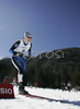 Second placed Martti Jylhae of Finland semi skiing in finals of Men Sprint race of Junior Nordic skiing World Championships in Tarvisio, Italy. Men Sprint race of Junior Nordic skiing World Championships in Tarvisio, Italy was held on 12th of March 2007 in Fusine, Italy. Due warm weather and lack of snow, cross country skiing races of Junior Nordic skiing World Championships 2007 were moved from Tarvisio, Italy to Fusine, Italy.
