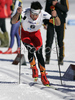 Martin Stockinger of Austria skiing in qualifications for Men Under23 Sprint race of Junior Nordic skiing World Championships in Tarvisio, Italy. Qualifications for Men Sprint race of Junior Nordic skiing World Championships in Tarvisio, Italy were held on 13th of March 2007 in Fusine, Italy. Due warm weather and lack of snow, cross country skiing races of Junior Nordic skiing World Championships 2007 were moved from Tarvisio, Italy to Fusine, Italy.
