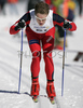 Petter Eliassen of Norway skiing in qualifications for Men Under23 Sprint race of Junior Nordic skiing World Championships in Tarvisio, Italy. Qualifications for Men Sprint race of Junior Nordic skiing World Championships in Tarvisio, Italy were held on 13th of March 2007 in Fusine, Italy. Due warm weather and lack of snow, cross country skiing races of Junior Nordic skiing World Championships 2007 were moved from Tarvisio, Italy to Fusine, Italy.
