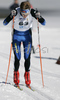 Matti Kylmaelae of Finland skiing in qualifications for Men Under23 Sprint race of Junior Nordic skiing World Championships in Tarvisio, Italy. Qualifications for Men Sprint race of Junior Nordic skiing World Championships in Tarvisio, Italy were held on 13th of March 2007 in Fusine, Italy. Due warm weather and lack of snow, cross country skiing races of Junior Nordic skiing World Championships 2007 were moved from Tarvisio, Italy to Fusine, Italy.
