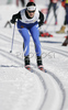 Katja Visnar of Slovenia skiing in qualifications for Women Under23 Sprint race of Junior Nordic skiing World Championships in Tarvisio, Italy. Qualifications for Women Sprint race of Junior Nordic skiing World Championships in Tarvisio, Italy were held on 13th of March 2007 in Fusine, Italy. Due warm weather and lack of snow, cross country skiing races of Junior Nordic skiing World Championships 2007 were moved from Tarvisio, Italy to Fusine, Italy.
