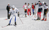 Third placed Piret Pormeister of Estonia skiing in quarter finals of Women Under23 Sprint race of Junior Nordic skiing World Championships in Tarvisio, Italy. Women Sprint race of Junior Nordic skiing World Championships in Tarvisio, Italy was held on 13th of March 2007 in Fusine, Italy. Due warm weather and lack of snow, cross country skiing races of Junior Nordic skiing World Championships 2007 were moved from Tarvisio, Italy to Fusine, Italy.

