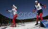Second placed Laura Valaas of USA skiing in semi finals of Women Under23 Sprint race of Junior Nordic skiing World Championships in Tarvisio, Italy. Women Sprint race of Junior Nordic skiing World Championships in Tarvisio, Italy was held on 13th of March 2007 in Fusine, Italy. Due warm weather and lack of snow, cross country skiing races of Junior Nordic skiing World Championships 2007 were moved from Tarvisio, Italy to Fusine, Italy.
