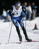 Winner Martti Jylhae of Finland skiing in Men 10km freestyle race of Junior Nordic skiing World Championships in Tarvisio, Italy. Men 10km freestyle race of Junior Nordic skiing World Championships in Tarvisio, Italy was held on 14th of March 2007 in Fusine, Italy. Due warm weather and lack of snow, cross country skiing races of Junior Nordic skiing World Championships 2007 were moved from Tarvisio, Italy to Fusine, Italy.

