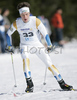 Bjoern Gund of Sweden skiing in Men 10km freestyle race of Junior Nordic skiing World Championships in Tarvisio, Italy. Men 10km freestyle race of Junior Nordic skiing World Championships in Tarvisio, Italy was held on 14th of March 2007 in Fusine, Italy. Due warm weather and lack of snow, cross country skiing races of Junior Nordic skiing World Championships 2007 were moved from Tarvisio, Italy to Fusine, Italy.
