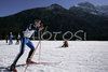 Harri Suojaervi of Finland skiing in Men 10km freestyle race of Junior Nordic skiing World Championships in Tarvisio, Italy. Men 10km freestyle race of Junior Nordic skiing World Championships in Tarvisio, Italy was held on 14th of March 2007 in Fusine, Italy. Due warm weather and lack of snow, cross country skiing races of Junior Nordic skiing World Championships 2007 were moved from Tarvisio, Italy to Fusine, Italy.
