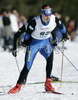 Heikki Kopakka of Finland skiing in Men 10km freestyle race of Junior Nordic skiing World Championships in Tarvisio, Italy. Men 10km freestyle race of Junior Nordic skiing World Championships in Tarvisio, Italy was held on 14th of March 2007 in Fusine, Italy. Due warm weather and lack of snow, cross country skiing races of Junior Nordic skiing World Championships 2007 were moved from Tarvisio, Italy to Fusine, Italy.

