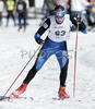 Heikki Kopakka of Finland skiing in Men 10km freestyle race of Junior Nordic skiing World Championships in Tarvisio, Italy. Men 10km freestyle race of Junior Nordic skiing World Championships in Tarvisio, Italy was held on 14th of March 2007 in Fusine, Italy. Due warm weather and lack of snow, cross country skiing races of Junior Nordic skiing World Championships 2007 were moved from Tarvisio, Italy to Fusine, Italy.
