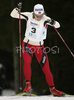 Third placed Astrid Jacobsen of Norway skiing in Women 5km freestyle race of Junior Nordic skiing World Championships in Tarvisio, Italy. Women 5km freestyle race of Junior Nordic skiing World Championships in Tarvisio, Italy was held on 14th of March 2007 in Fusine, Italy. Due warm weather and lack of snow, cross country skiing races of Junior Nordic skiing World Championships 2007 were moved from Tarvisio, Italy to Fusine, Italy.
