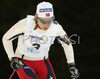 Third placed Astrid Jacobsen of Norway skiing in Women 5km freestyle race of Junior Nordic skiing World Championships in Tarvisio, Italy. Women 5km freestyle race of Junior Nordic skiing World Championships in Tarvisio, Italy was held on 14th of March 2007 in Fusine, Italy. Due warm weather and lack of snow, cross country skiing races of Junior Nordic skiing World Championships 2007 were moved from Tarvisio, Italy to Fusine, Italy.
