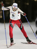 Second placed Marthe Kristoffersen of Norway skiing in Women 5km freestyle race of Junior Nordic skiing World Championships in Tarvisio, Italy. Women 5km freestyle race of Junior Nordic skiing World Championships in Tarvisio, Italy was held on 14th of March 2007 in Fusine, Italy. Due warm weather and lack of snow, cross country skiing races of Junior Nordic skiing World Championships 2007 were moved from Tarvisio, Italy to Fusine, Italy.
