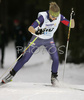 7th placed Elizabeth Stephen of USA skiing in Women 5km freestyle race of Junior Nordic skiing World Championships in Tarvisio, Italy. Women 5km freestyle race of Junior Nordic skiing World Championships in Tarvisio, Italy was held on 14th of March 2007 in Fusine, Italy. Due warm weather and lack of snow, cross country skiing races of Junior Nordic skiing World Championships 2007 were moved from Tarvisio, Italy to Fusine, Italy.
