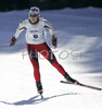 Second placed Marthe Kristoffersen of Norway skiing in Women 5km freestyle race of Junior Nordic skiing World Championships in Tarvisio, Italy. Women 5km freestyle race of Junior Nordic skiing World Championships in Tarvisio, Italy was held on 14th of March 2007 in Fusine, Italy. Due warm weather and lack of snow, cross country skiing races of Junior Nordic skiing World Championships 2007 were moved from Tarvisio, Italy to Fusine, Italy.
