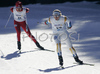 Mia Eriksson of Sweden skiing in Women 5km freestyle race of Junior Nordic skiing World Championships in Tarvisio, Italy. Women 5km freestyle race of Junior Nordic skiing World Championships in Tarvisio, Italy was held on 14th of March 2007 in Fusine, Italy. Due warm weather and lack of snow, cross country skiing races of Junior Nordic skiing World Championships 2007 were moved from Tarvisio, Italy to Fusine, Italy.
