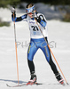 Silja Tarvonen of Finland skiing in Women 10km freestyle race of Under23 Nordic skiing World Championships in Tarvisio, Italy. Women 10km freestyle race of Junior Nordic skiing World Championships in Tarvisio, Italy was held on 15th of March 2007 in Fusine, Italy. Due warm weather and lack of snow, cross country skiing races of Junior Nordic skiing World Championships 2007 were moved from Tarvisio, Italy to Fusine, Italy.

