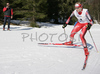 Winner Silvana Bucher of Switzerland skiing in Women 10km freestyle race of Under23 Nordic skiing World Championships in Tarvisio, Italy. Women 10km freestyle race of Junior Nordic skiing World Championships in Tarvisio, Italy was held on 15th of March 2007 in Fusine, Italy. Due warm weather and lack of snow, cross country skiing races of Junior Nordic skiing World Championships 2007 were moved from Tarvisio, Italy to Fusine, Italy.
