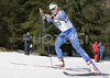 Barbara Jezersek of Slovenia skiing in Women 10km freestyle race of Under23 Nordic skiing World Championships in Tarvisio, Italy. Women 10km freestyle race of Junior Nordic skiing World Championships in Tarvisio, Italy was held on 15th of March 2007 in Fusine, Italy. Due warm weather and lack of snow, cross country skiing races of Junior Nordic skiing World Championships 2007 were moved from Tarvisio, Italy to Fusine, Italy.
