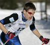 Thomas Ramstedt of Finland skiing in Men 15km freestyle race of Under23 Nordic skiing World Championships in Tarvisio, Italy. Men 15km freestyle race of Under23 Nordic skiing World Championships in Tarvisio, Italy was held on 15th of March 2007 in Fusine, Italy. Due warm weather and lack of snow, cross country skiing races of Junior Nordic skiing World Championships 2007 were moved from Tarvisio, Italy to Fusine, Italy.
