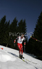 Winner Dario Cologna of Switzerland skiing in Men 15km freestyle race of Under23 Nordic skiing World Championships in Tarvisio, Italy. Men 15km freestyle race of Under23 Nordic skiing World Championships in Tarvisio, Italy was held on 15th of March 2007 in Fusine, Italy. Due warm weather and lack of snow, cross country skiing races of Junior Nordic skiing World Championships 2007 were moved from Tarvisio, Italy to Fusine, Italy.
