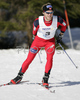 Martin Johnsrud Sundby of Norway skiing in Men 15km freestyle race of Under23 Nordic skiing World Championships in Tarvisio, Italy. Men 15km freestyle race of Under23 Nordic skiing World Championships in Tarvisio, Italy was held on 15th of March 2007 in Fusine, Italy. Due warm weather and lack of snow, cross country skiing races of Junior Nordic skiing World Championships 2007 were moved from Tarvisio, Italy to Fusine, Italy.
