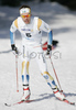 Marcus Hellner of Sweden skiing in Men 15km freestyle race of Under23 Nordic skiing World Championships in Tarvisio, Italy. Men 15km freestyle race of Under23 Nordic skiing World Championships in Tarvisio, Italy was held on 15th of March 2007 in Fusine, Italy. Due warm weather and lack of snow, cross country skiing races of Junior Nordic skiing World Championships 2007 were moved from Tarvisio, Italy to Fusine, Italy.
