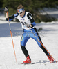Matti Kylmala of Finland skiing in Men 15km freestyle race of Under23 Nordic skiing World Championships in Tarvisio, Italy. Men 15km freestyle race of Under23 Nordic skiing World Championships in Tarvisio, Italy was held on 15th of March 2007 in Fusine, Italy. Due warm weather and lack of snow, cross country skiing races of Junior Nordic skiing World Championships 2007 were moved from Tarvisio, Italy to Fusine, Italy.
