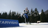 Satu Pirttiniemi of Finland skiing in Women 10km freestyle race of Under23 Nordic skiing World Championships in Tarvisio, Italy. Women 10km freestyle race of Junior Nordic skiing World Championships in Tarvisio, Italy was held on 15th of March 2007 in Fusine, Italy. Due warm weather and lack of snow, cross country skiing races of Junior Nordic skiing World Championships 2007 were moved from Tarvisio, Italy to Fusine, Italy.
