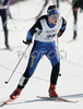 Kerttu Niskanen of Finland skiing in Women 5+5km pursuit race of Junior Nordic skiing World Championships in Tarvisio, Italy. Women 5+5km pursuit race of Junior Nordic skiing World Championships in Tarvisio, Italy was held on 16th of March 2007 in Fusine, Italy. Due warm weather and lack of snow, cross country skiing races of Junior Nordic skiing World Championships 2007 were moved from Tarvisio, Italy to Fusine, Italy.
