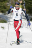 Eirik Saeves of Norway skiing in Men 10+10km pursuit race of Junior Nordic skiing World Championships in Tarvisio, Italy. Men 10+10km pursuit race of Junior Nordic skiing World Championships in Tarvisio, Italy was held on 16th of March 2007 in Fusine, Italy. Due warm weather and lack of snow, cross country skiing races of Junior Nordic skiing World Championships 2007 were moved from Tarvisio, Italy to Fusine, Italy.
