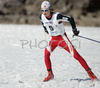 Glenn Arne Sollid of Norway skiing in Nordic combined relay race of Junior Nordic skiing World Championships in Tarvisio, Italy. Nordic combined relay race of Junior Nordic skiing World Championships in Tarvisio, Italy was held on 16th of March 2007 in Fusine, Italy. Due warm weather and lack of snow, cross country skiing races of Junior Nordic skiing World Championships 2007 were moved from Tarvisio, Italy to Fusine, Italy.
