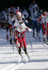 Marte Elden of Norway skiing in Women 7.5+7.5km pursuit race of Under23 Nordic skiing World Championships in Tarvisio, Italy. Women 7.5+7.5km pursuit race of Junior Nordic skiing World Championships in Tarvisio, Italy was held on 17th of March 2007 in Fusine, Italy. Due warm weather and lack of snow, cross country skiing races of Junior Nordic skiing World Championships 2007 were moved from Tarvisio, Italy to Fusine, Italy.
