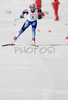 Winner Ioulia Tchekaleva of Russia skiing in Women 7.5+7.5km pursuit race of Under23 Nordic skiing World Championships in Tarvisio, Italy. Women 7.5+7.5km pursuit race of Junior Nordic skiing World Championships in Tarvisio, Italy was held on 17th of March 2007 in Fusine, Italy. Due warm weather and lack of snow, cross country skiing races of Junior Nordic skiing World Championships 2007 were moved from Tarvisio, Italy to Fusine, Italy.
