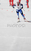 Winner Ioulia Tchekaleva of Russia skiing in Women 7.5+7.5km pursuit race of Under23 Nordic skiing World Championships in Tarvisio, Italy. Women 7.5+7.5km pursuit race of Junior Nordic skiing World Championships in Tarvisio, Italy was held on 17th of March 2007 in Fusine, Italy. Due warm weather and lack of snow, cross country skiing races of Junior Nordic skiing World Championships 2007 were moved from Tarvisio, Italy to Fusine, Italy.
