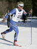 Barbara Jezersek of Slovenia skiing in Women 7.5+7.5km pursuit race of Under23 Nordic skiing World Championships in Tarvisio, Italy. Women 7.5+7.5km pursuit race of Junior Nordic skiing World Championships in Tarvisio, Italy was held on 17th of March 2007 in Fusine, Italy. Due warm weather and lack of snow, cross country skiing races of Junior Nordic skiing World Championships 2007 were moved from Tarvisio, Italy to Fusine, Italy.
