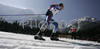 Stanislav Volzhentsev of Russia skiing in Men 15+15km pursuit race of Under23 Nordic skiing World Championships in Tarvisio, Italy. Men 15+15km pursuit race of Junior Nordic skiing World Championships in Tarvisio, Italy was held on 17th of March 2007 in Fusine, Italy. Due warm weather and lack of snow, cross country skiing races of Junior Nordic skiing World Championships 2007 were moved from Tarvisio, Italy to Fusine, Italy.