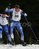 Stanislav Volzhentsev of Russia skiing in Men 15+15km pursuit race of Under23 Nordic skiing World Championships in Tarvisio, Italy. Men 15+15km pursuit race of Junior Nordic skiing World Championships in Tarvisio, Italy was held on 17th of March 2007 in Fusine, Italy. Due warm weather and lack of snow, cross country skiing races of Junior Nordic skiing World Championships 2007 were moved from Tarvisio, Italy to Fusine, Italy.

