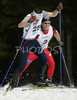Romain Vendel of France skiing in Men 15+15km pursuit race of Under23 Nordic skiing World Championships in Tarvisio, Italy. Men 15+15km pursuit race of Junior Nordic skiing World Championships in Tarvisio, Italy was held on 17th of March 2007 in Fusine, Italy. Due warm weather and lack of snow, cross country skiing races of Junior Nordic skiing World Championships 2007 were moved from Tarvisio, Italy to Fusine, Italy.

