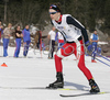 Sjur Roethe of Norway skiing in Men 4x5km relay race of Junior Nordic skiing World Championships in Tarvisio, Italy. Men 4x5km relay race of Junior Nordic skiing World Championships in Tarvisio, Italy was held on 18th of March 2007 in Fusine, Italy. Due warm weather and lack of snow, cross country skiing races of Junior Nordic skiing World Championships 2007 were moved from Tarvisio, Italy to Fusine, Italy.
